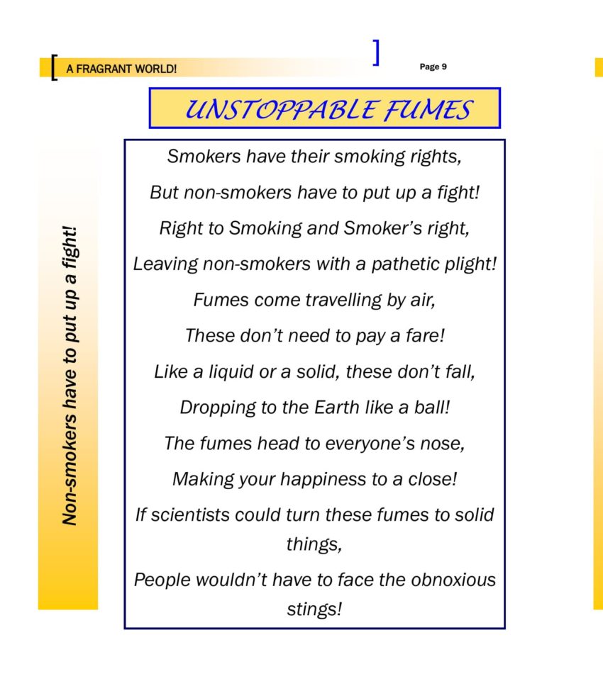 A Fragrant world - Unstoppable Fumes